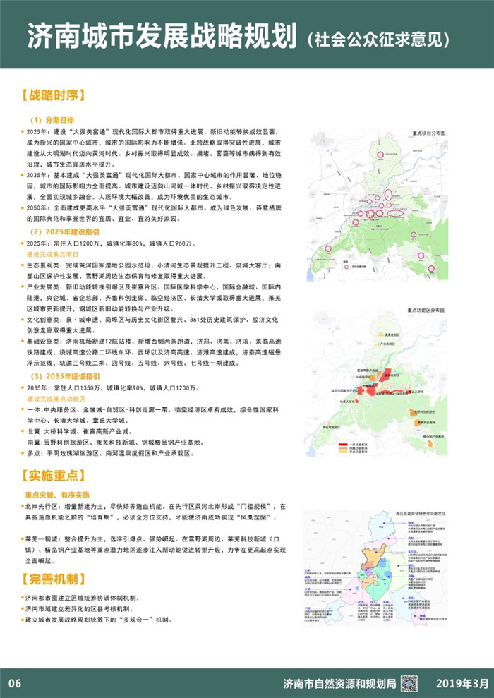 济南城市发展战略规划方案出炉 八大行动建设