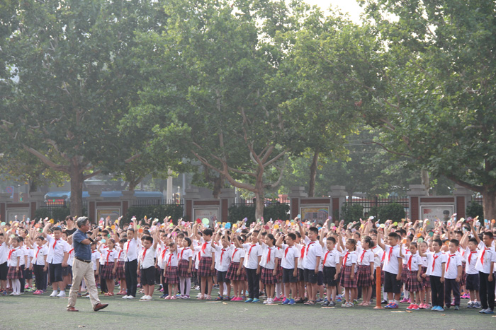 播种好习惯 甸柳第一小学举行开学典礼