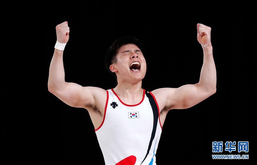 韩国选手金韩率获男子自由操冠军