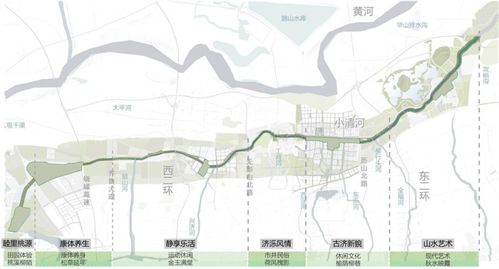 济南小清河最新规划图图片